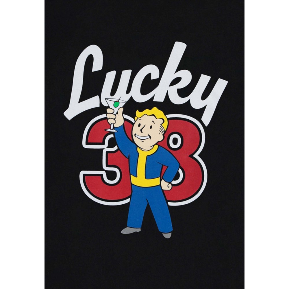 Fallout - Lucky 38 Cocktail Heren Tshirt - Zwart